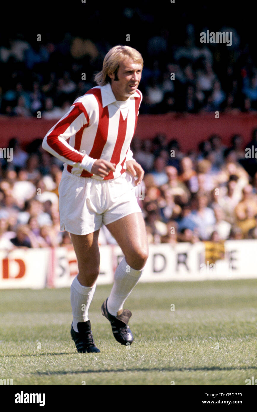 Football - football League Division One - Stoke City. jimmy Greenhoff, Stoke City Banque D'Images