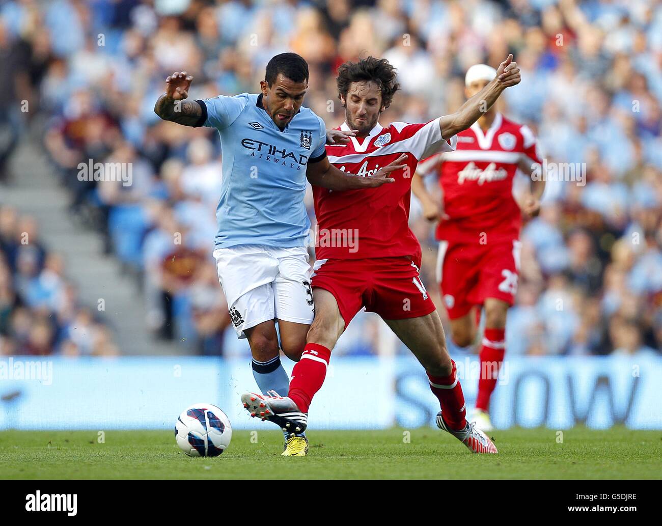 Soccer - Barclays Premier League - Manchester City v Queens Park Rangers - Etihad Stadium Banque D'Images