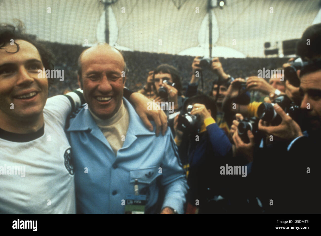 Football - FIFA World Cup Final - Pays-Bas / Allemagne de l'Ouest - Olympiastadion, Munich Banque D'Images