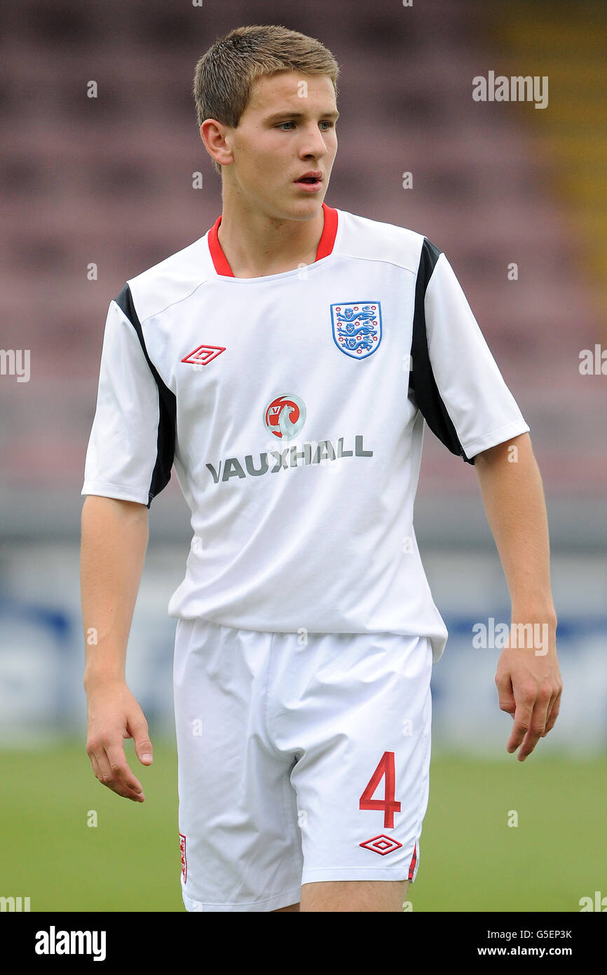 Football - le tournoi international St George's Park - Angleterre U17 / Turquie U17 - Stade Sixfields. Bryn Morris, Angleterre U17 Banque D'Images