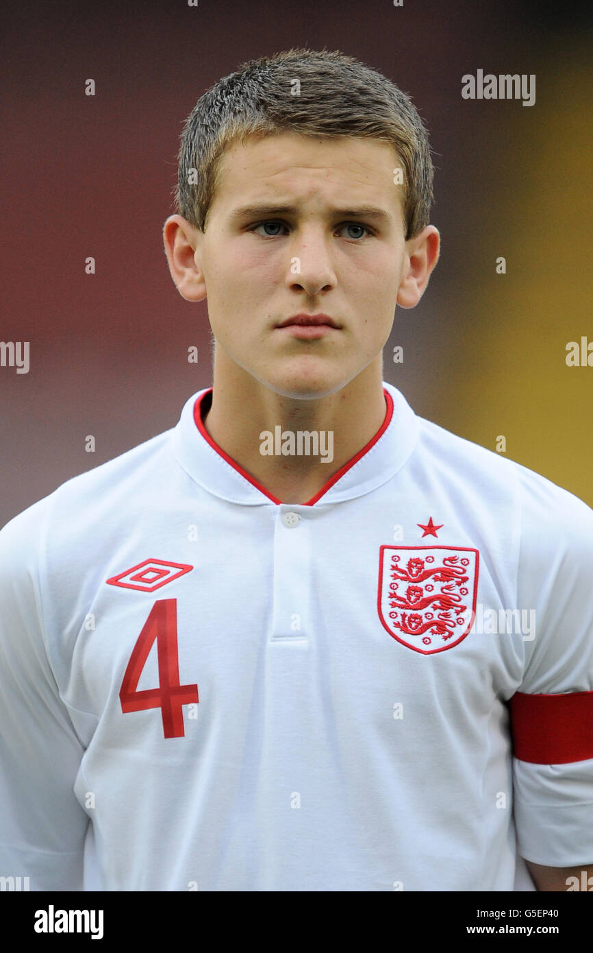 Football - le tournoi international St George's Park - Angleterre U17 / Turquie U17 - Stade Sixfields. Bryn Morris, Angleterre U17 Banque D'Images