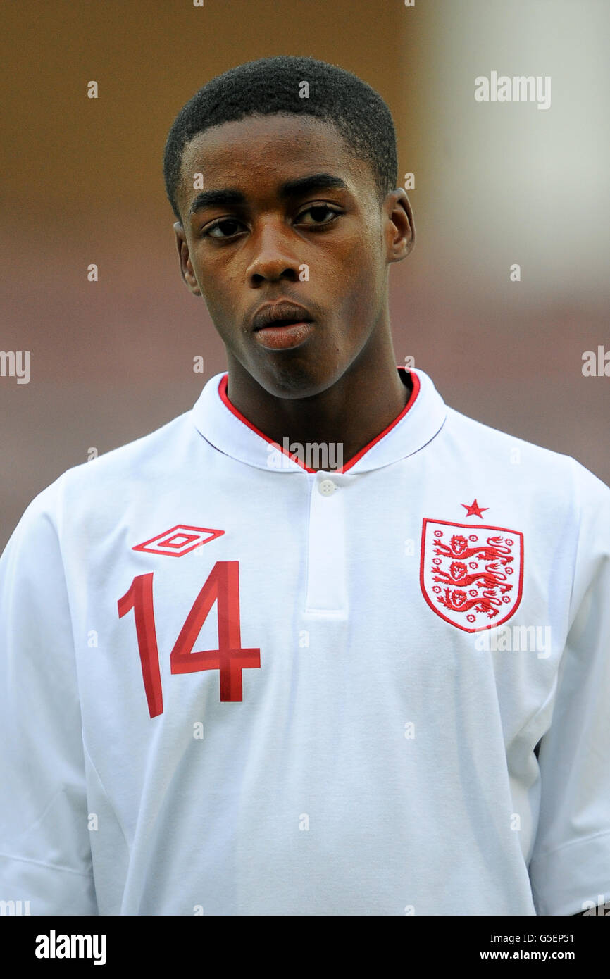 Football - le tournoi international St George's Park - Angleterre U17 / Turquie U17 - Stade Sixfields.Reece Brown, Angleterre U17 Banque D'Images