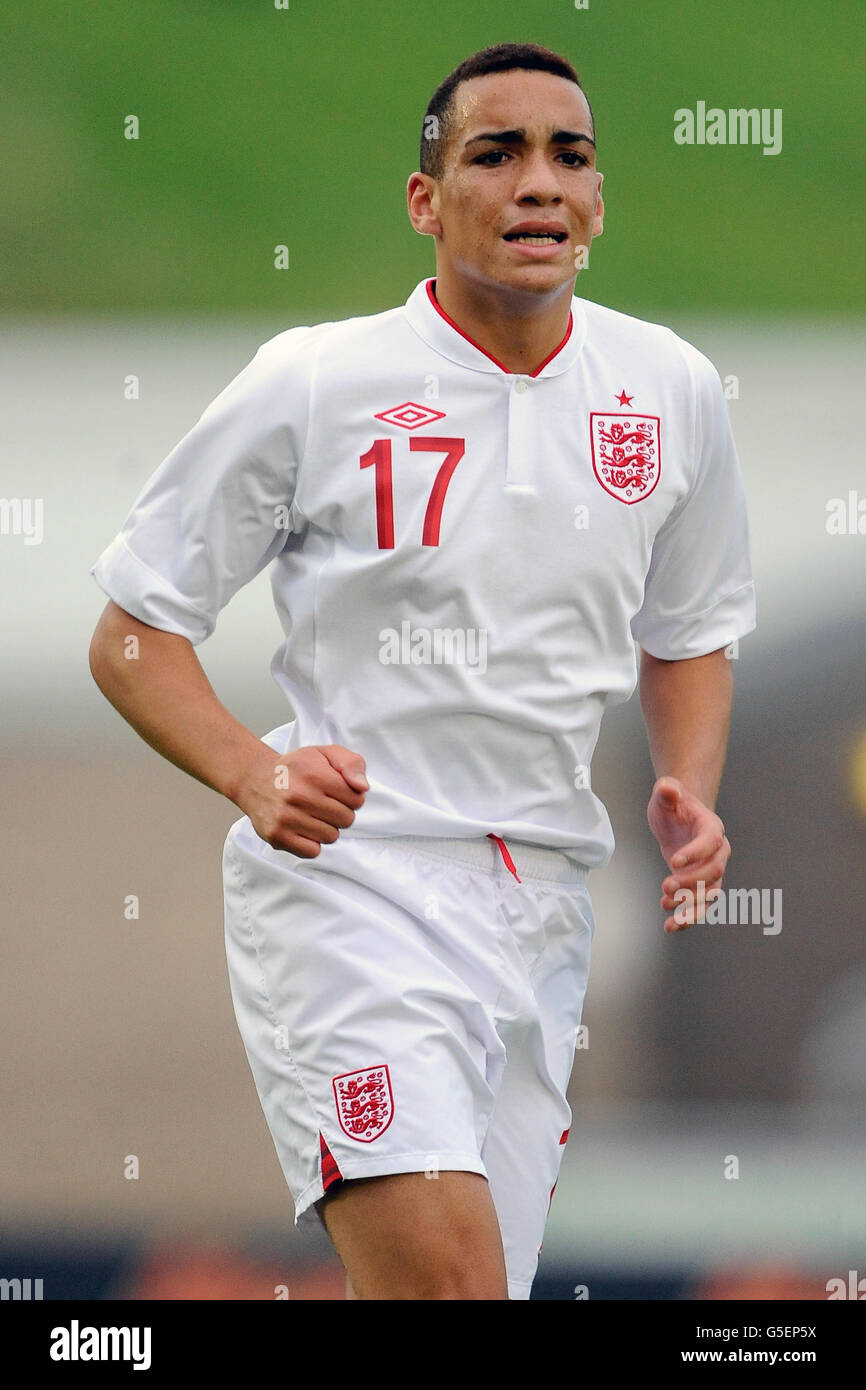 Football - le tournoi international St George's Park - Angleterre U17 / Turquie U17 - Stade Sixfields. Kean Bryan, Angleterre U17 Banque D'Images