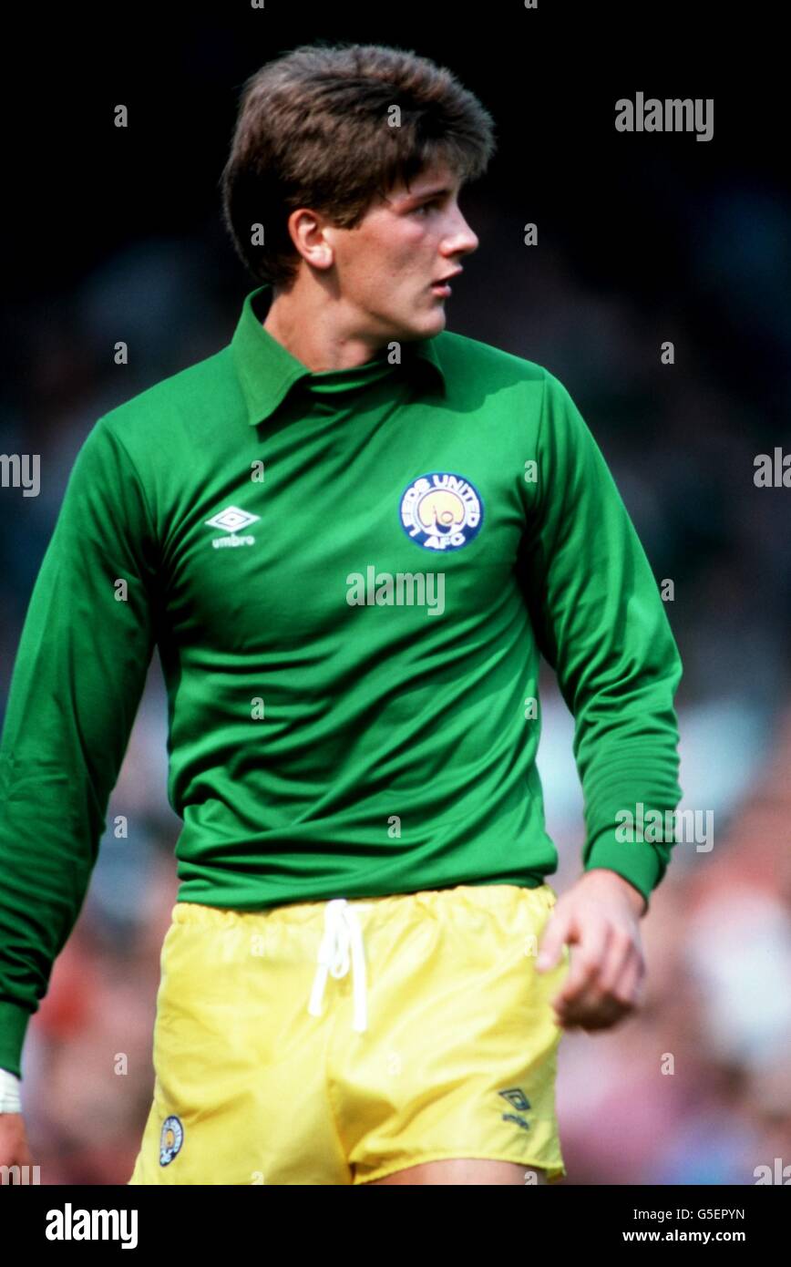 Football - Leeds United. John Lukic, Leeds United Banque D'Images