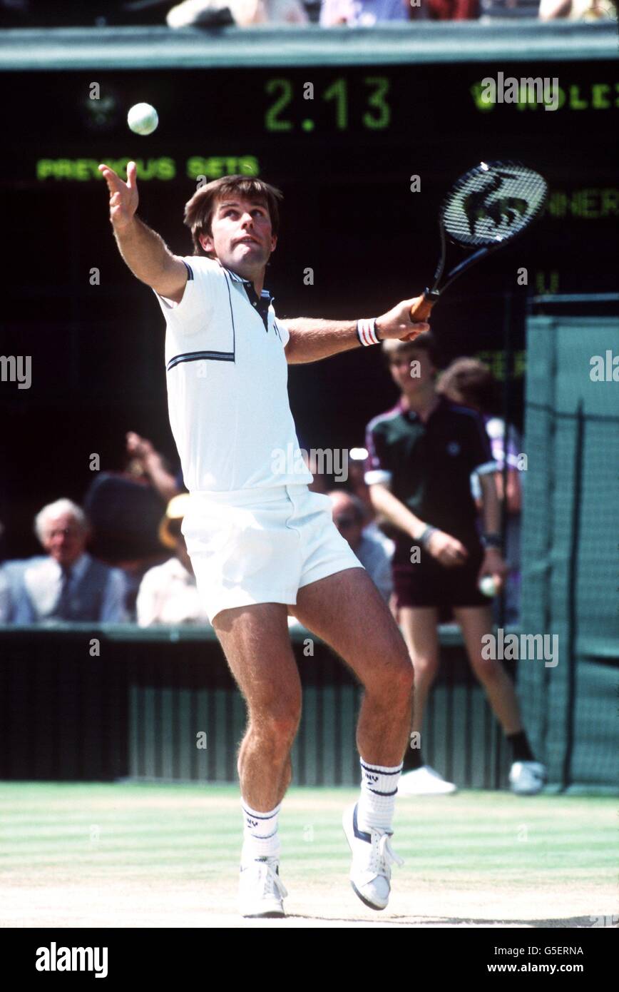 Wimbledon tennis 1982 Banque de photographies et d’images à haute