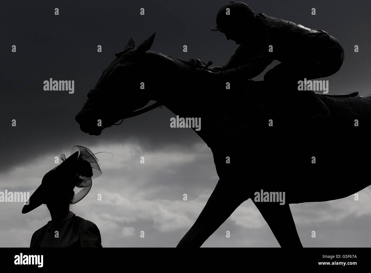 Les courses de chevaux - Moyglare Stud Stakes jour - Le Curragh Banque D'Images