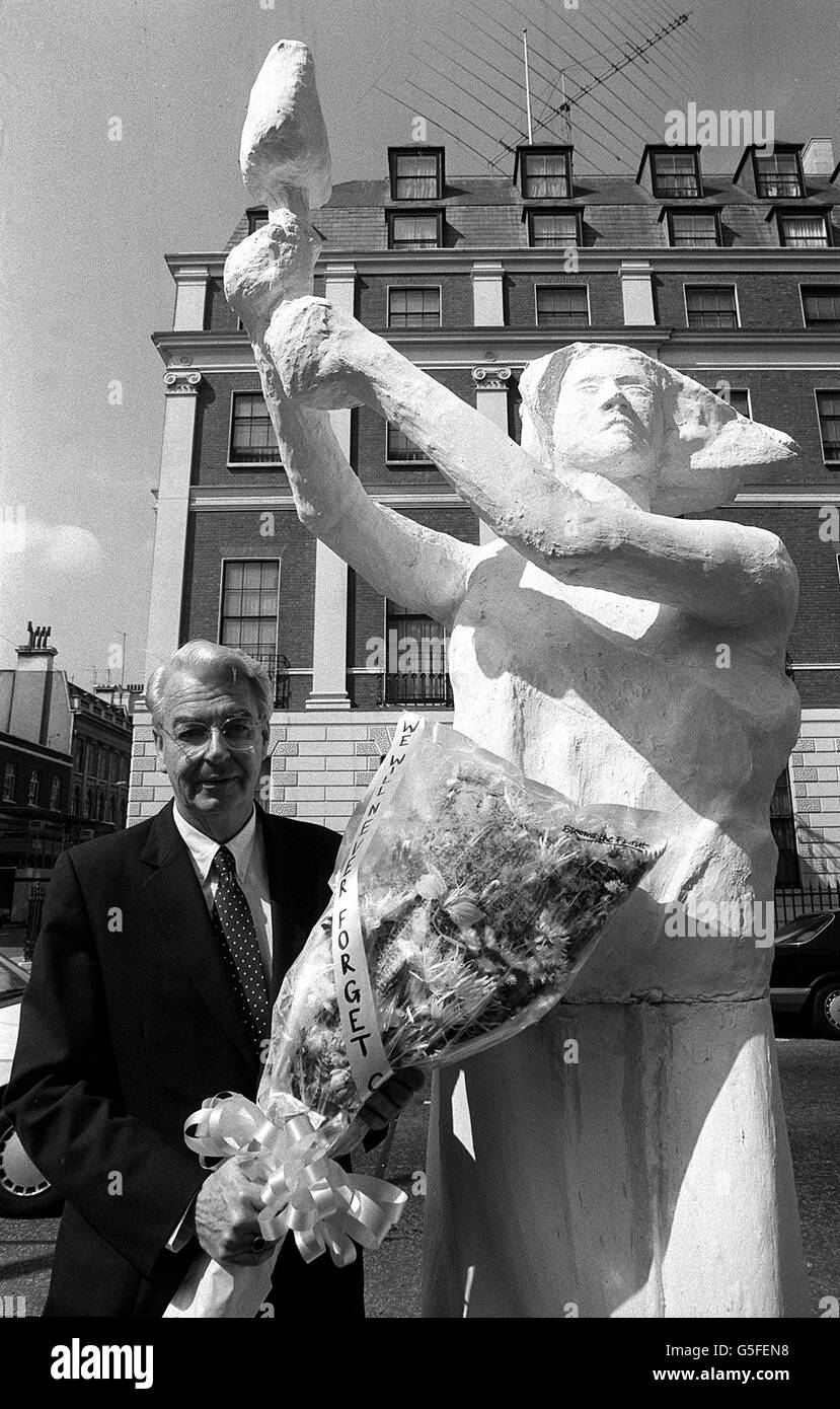 Donald Woods Statue Banque D'Images