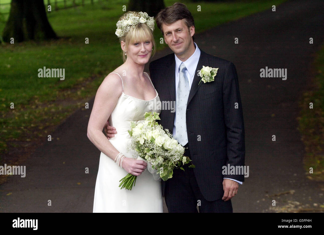 Sarah Lancashire et Peter Salmon fri Banque D'Images