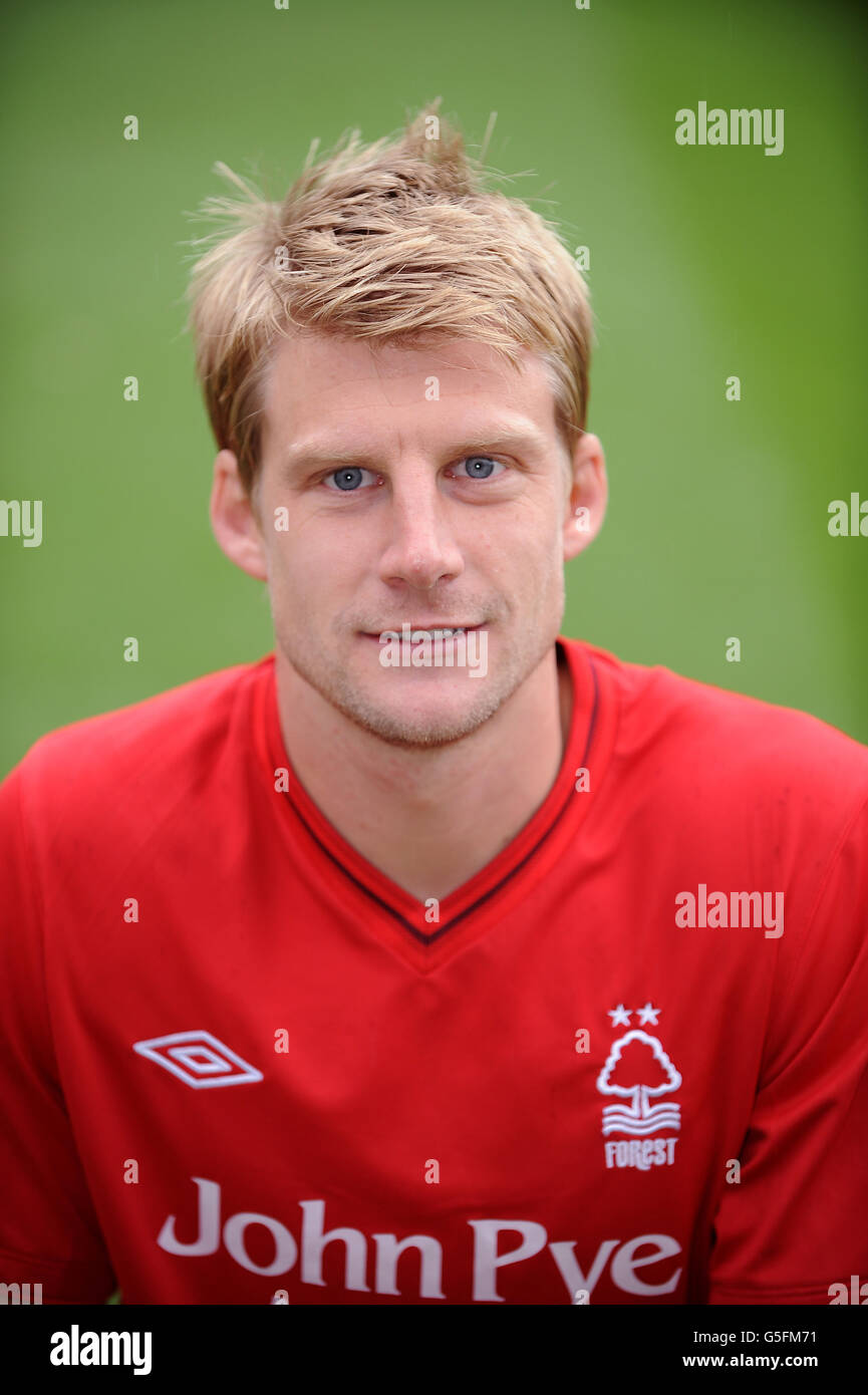 Sport - Soccer - npower football League Championship - Nottingham Forest Squad 2012/13. DaN Harding, forêt de Nottingham Banque D'Images