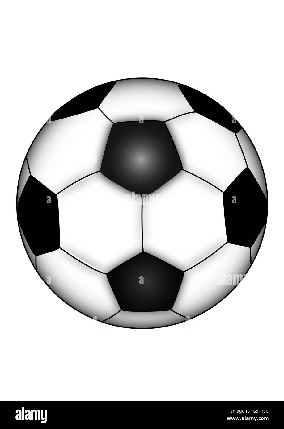 Ballon de soccer Banque D'Images