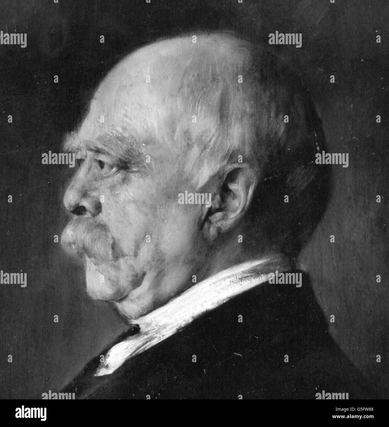 Bismarck, Otto von, 1.4.1815 - 30.7.1898, homme politique allemand, chancelier de l'Empire allemand 4.5.1871 - 20.3.1890, portrait, peinture de Franz von Lenbach, vers 1890, l'artiste n'a pas d'auteur pour être effacé Banque D'Images