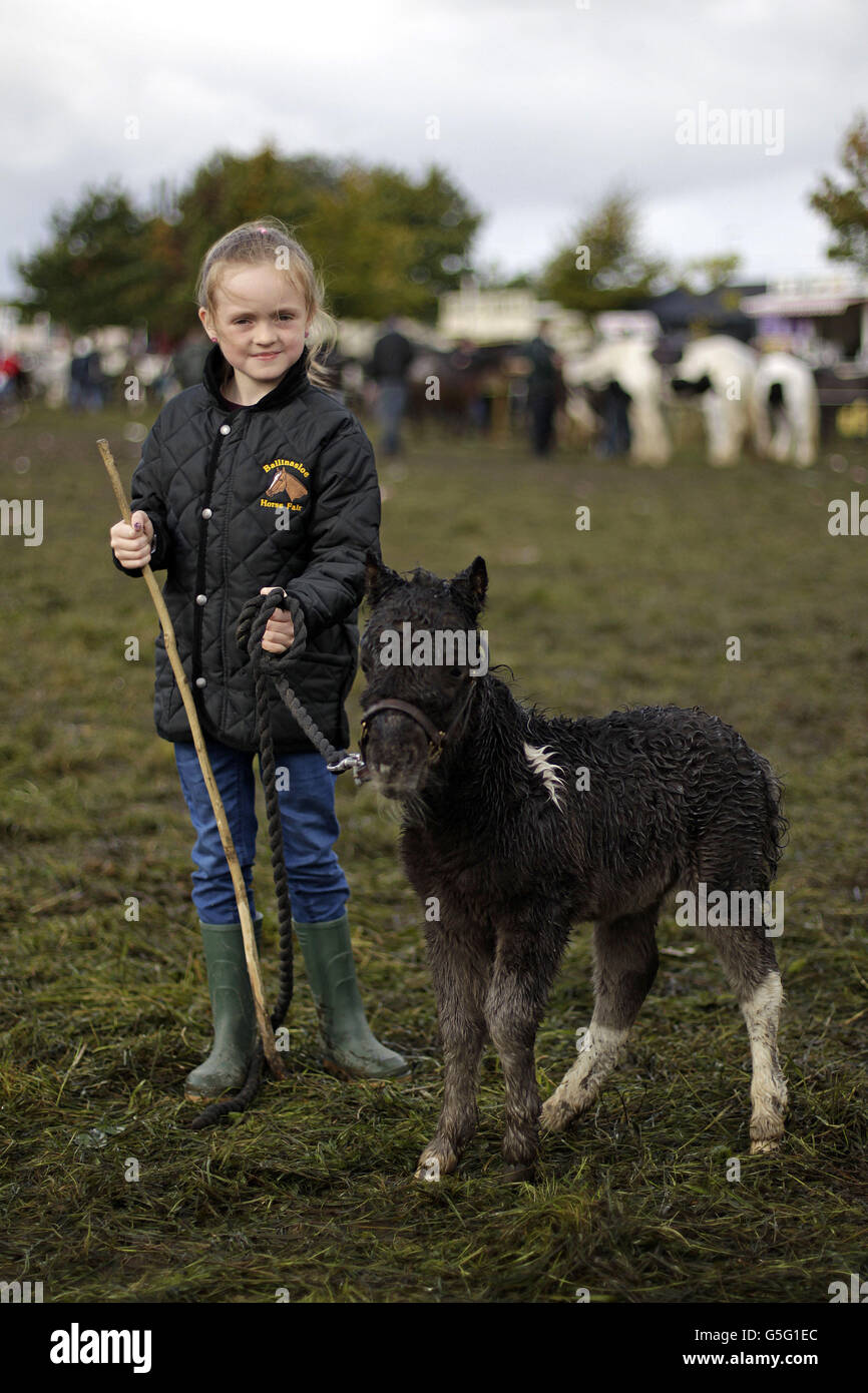 Ballinasloe Horse Fair 2012 Banque D'Images