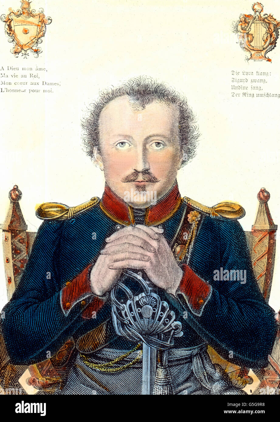 Friedrich de la Motte Fouque (1777 1843), Deutscher Dichter der