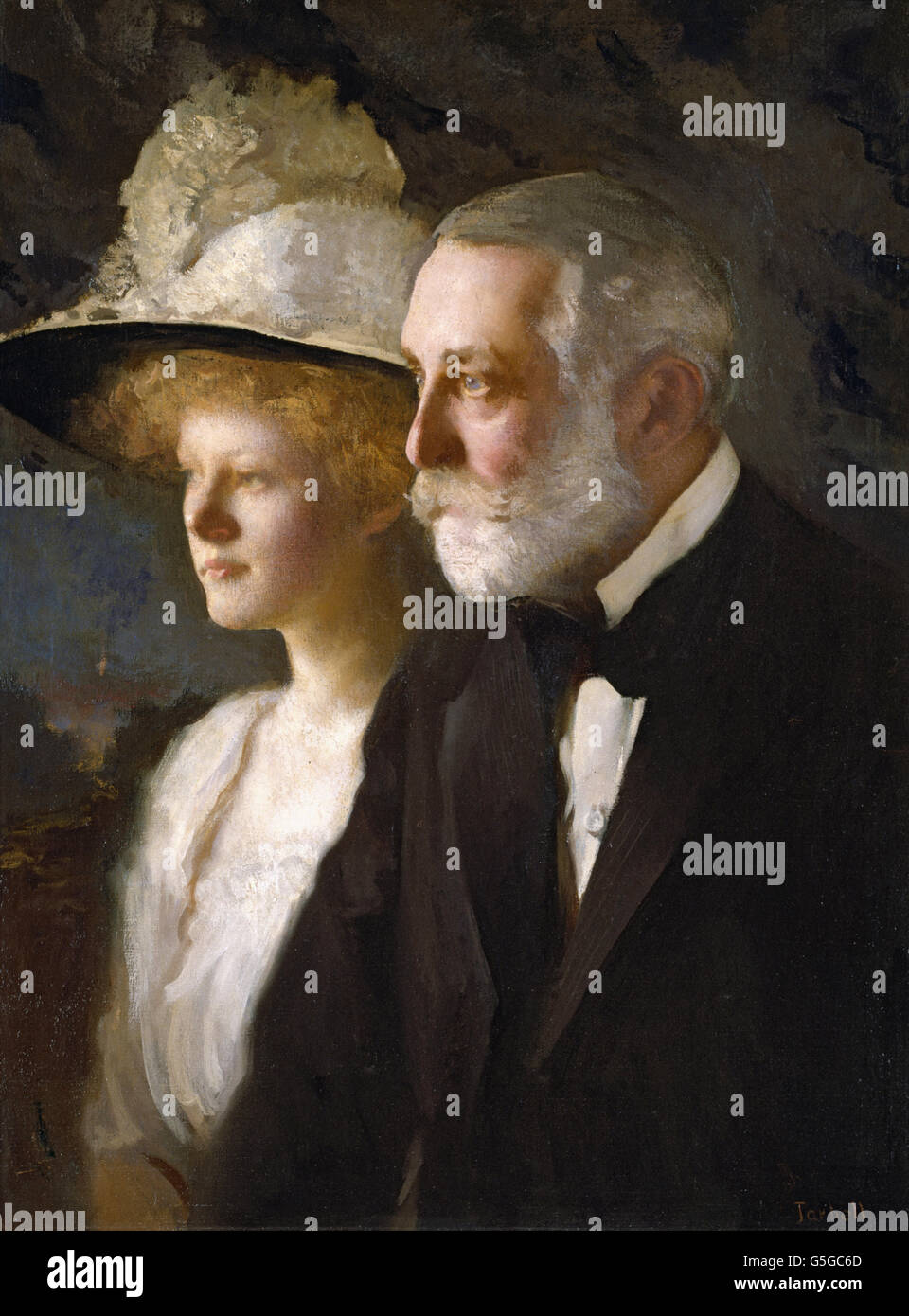 Edmund Charles Tarbell - Henry Clay et Helen Frick Banque D'Images