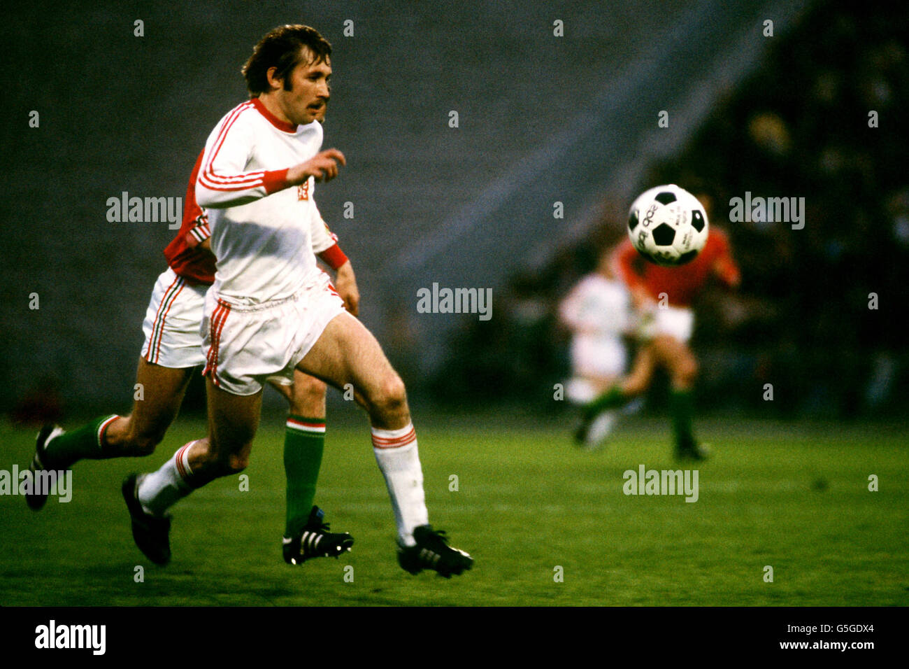 Football - amical - Hongrie / Tchécoslovaquie.Zdenek Nehoda, Tchécoslovaquie Banque D'Images