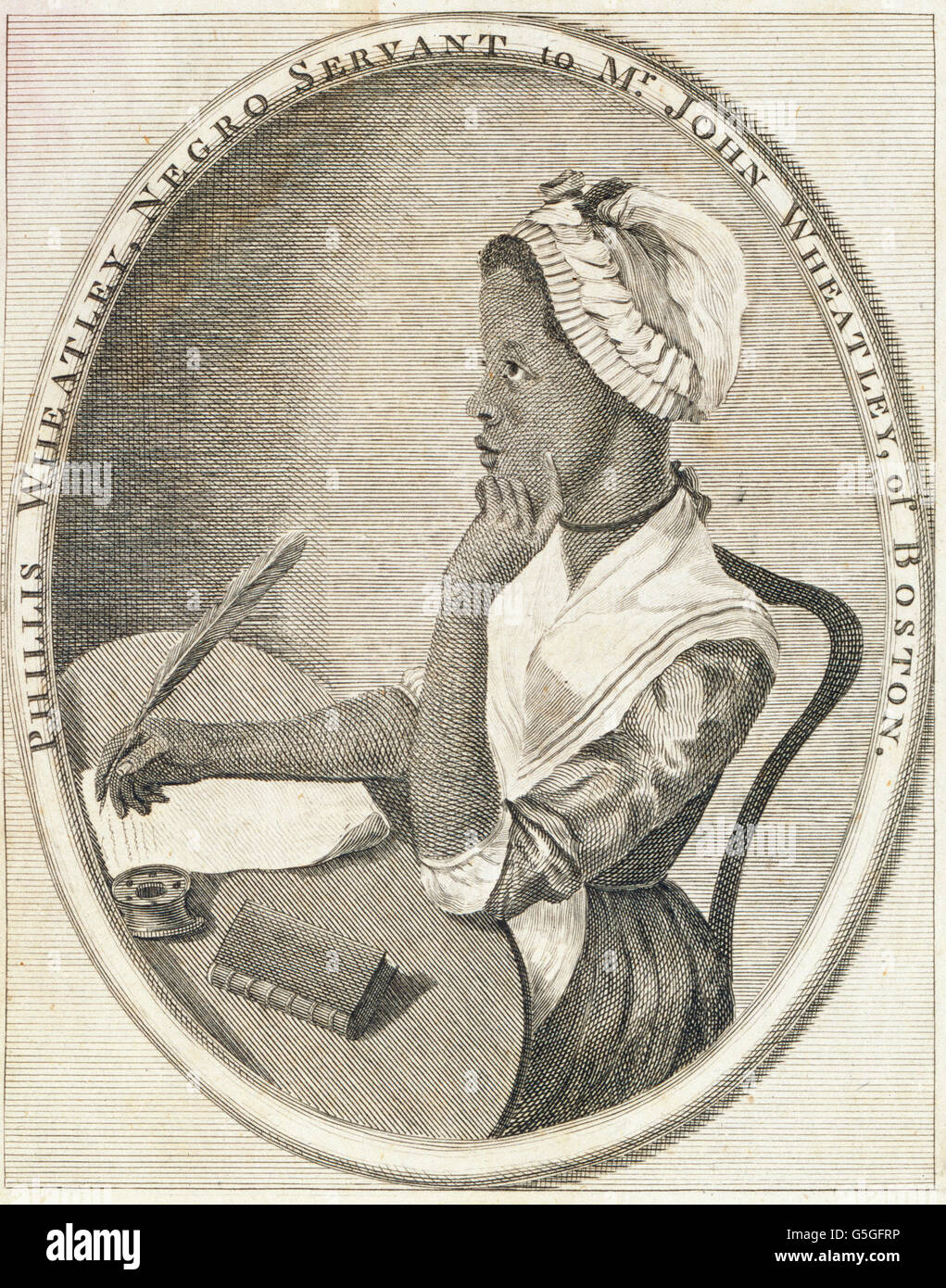 Artiste non identifié - Phillis Wheatley Banque D'Images