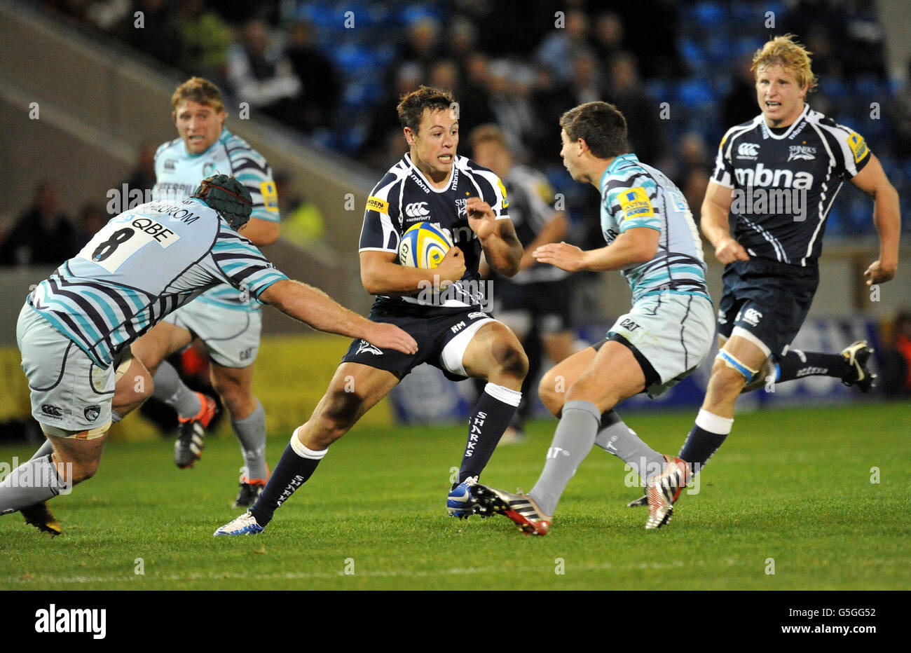 Rugby Union - Aviva Premiership - Sale Sharks v Leicester Tigers - Salford City Stadium Banque D'Images