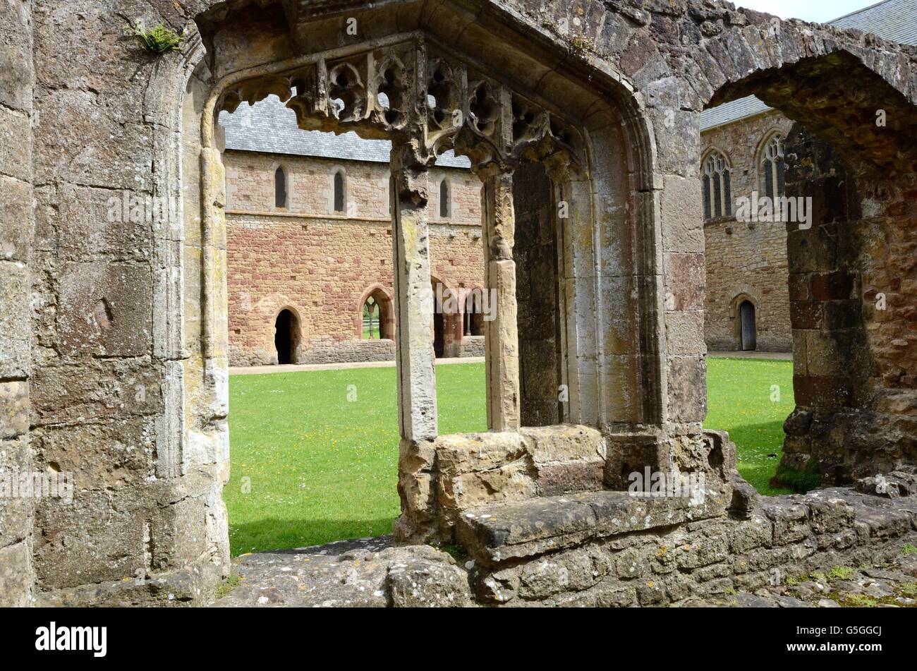 Abbaye de Cleeve monastère médiéval cistercien Washford Watchet Somerset Banque D'Images