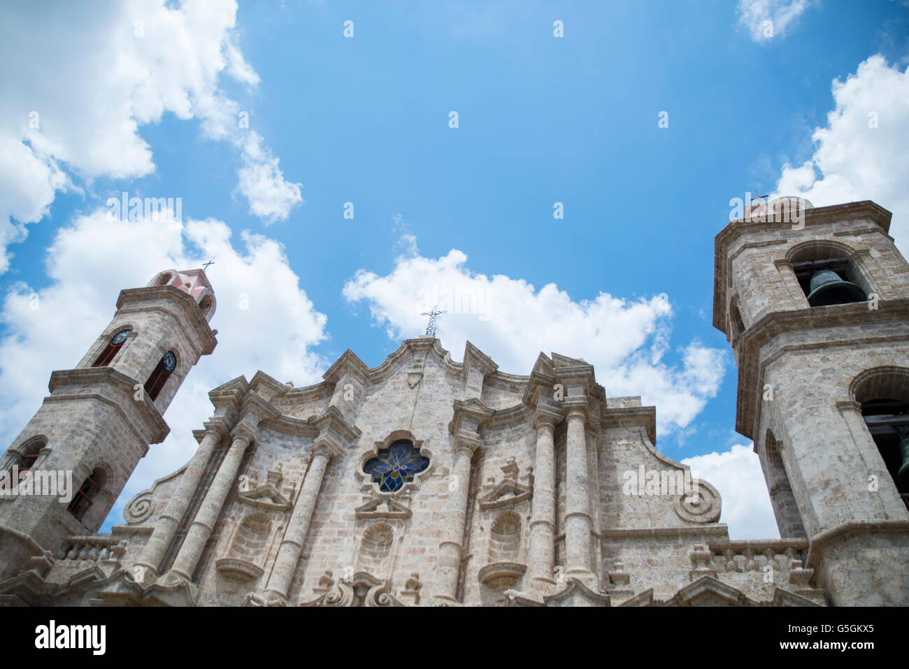 La Cathédrale de La Havane, Cuba Banque D'Images