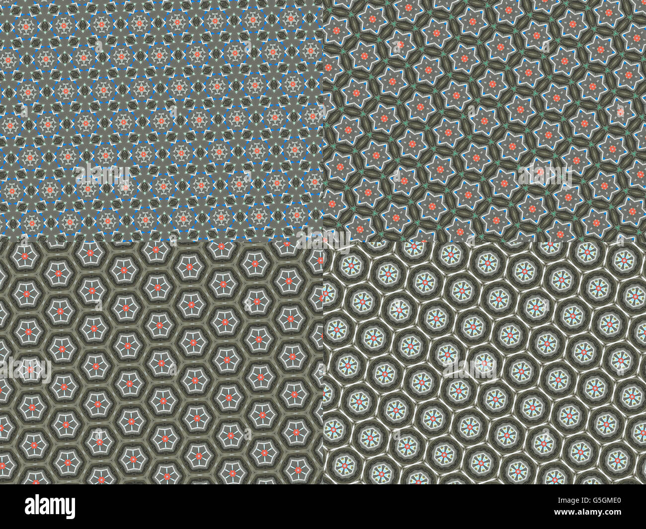 Abstract background texture kaléidoscopique ou pattern design Banque D'Images