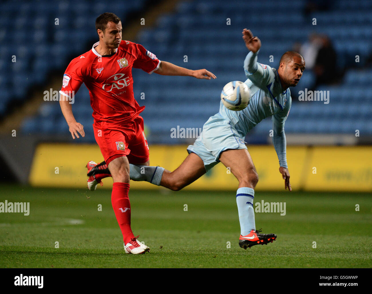 - Football npower Football League One - ville de Coventry v Milton Keynes Dons - Ricoh Arena Banque D'Images