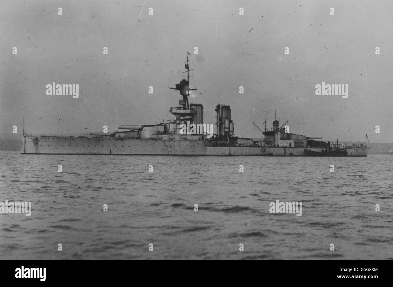 HMS King George V en 1919. *balayage basse résolution - balayage haute résolution sur demande Banque D'Images