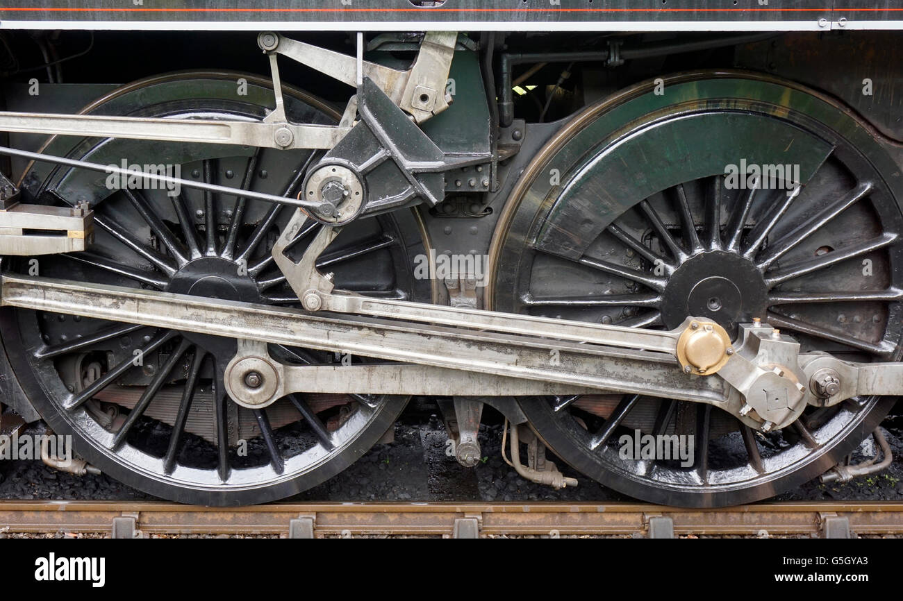 BR standard class 5 roues motrices camelot 73082 locomotive Banque D'Images