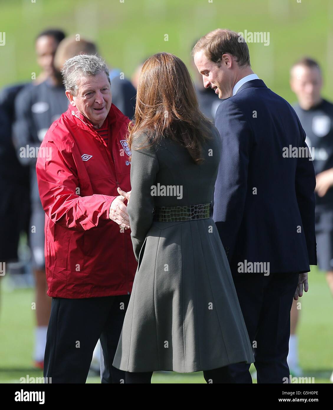 Visite royale au St George's Park Banque D'Images