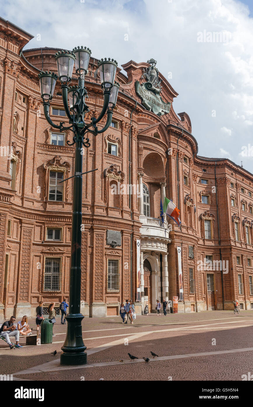 Le centre-ville de Turin Banque D'Images