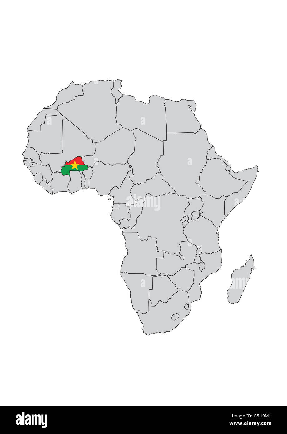 Burkina Faso, Afrique. Banque D'Images