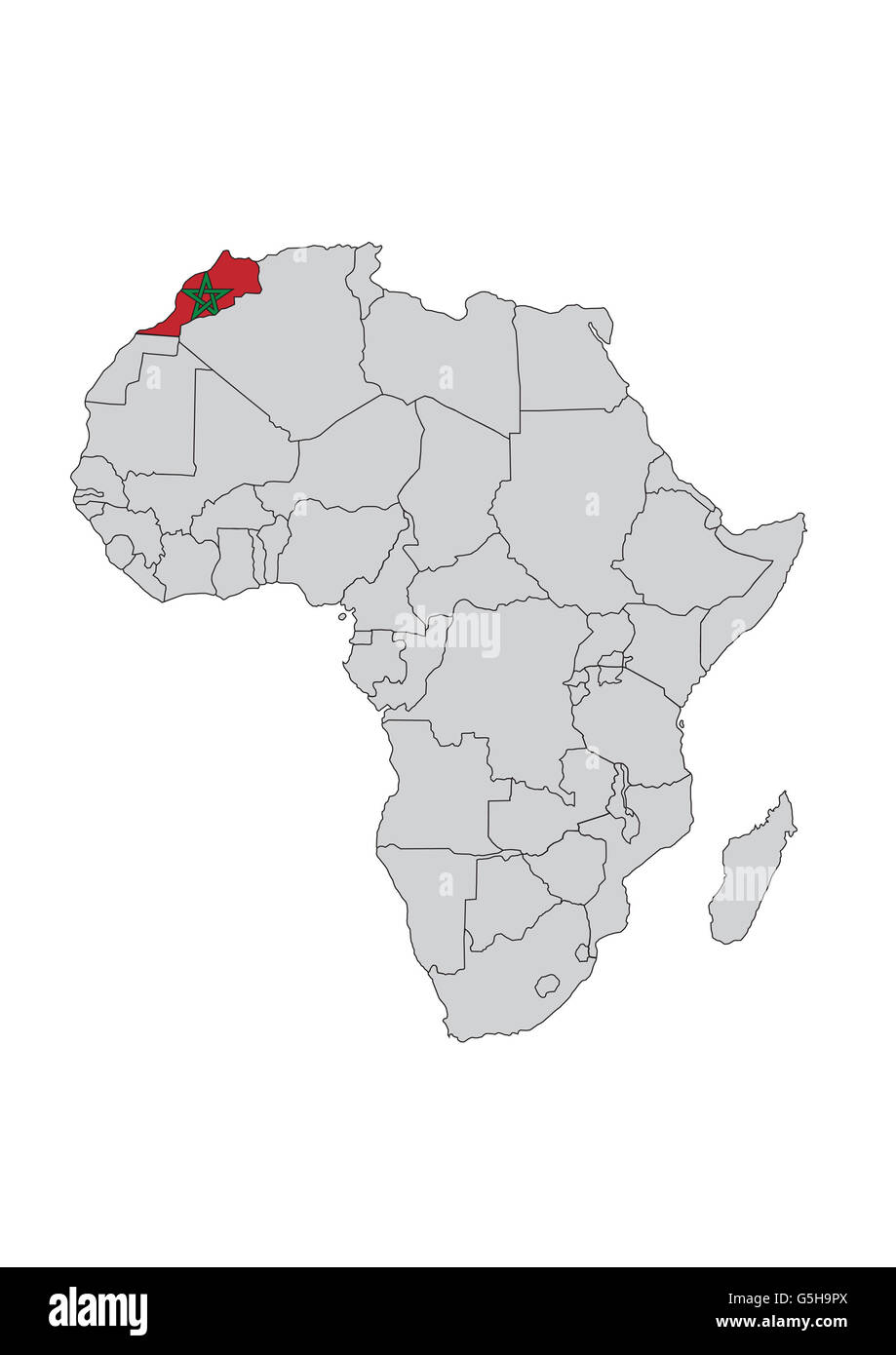Le Maroc, l'Afrique. Banque D'Images