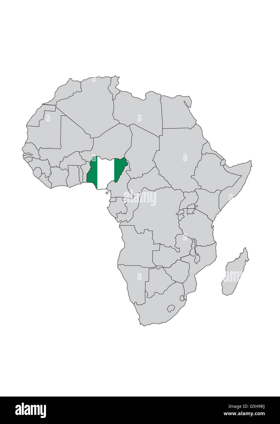 Le Nigeria, l'Afrique. Banque D'Images