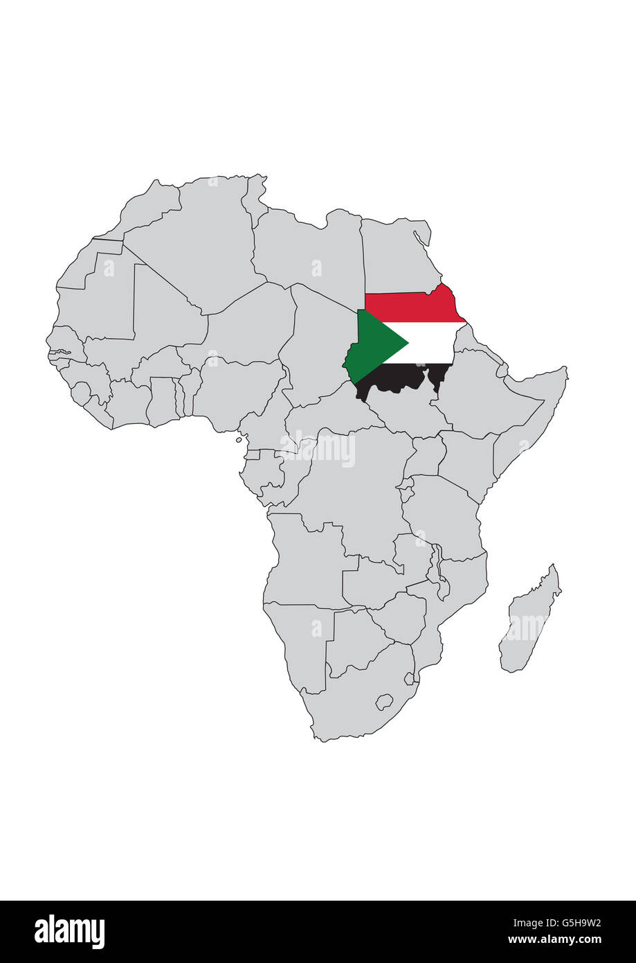 Soudan, Afrique. Banque D'Images