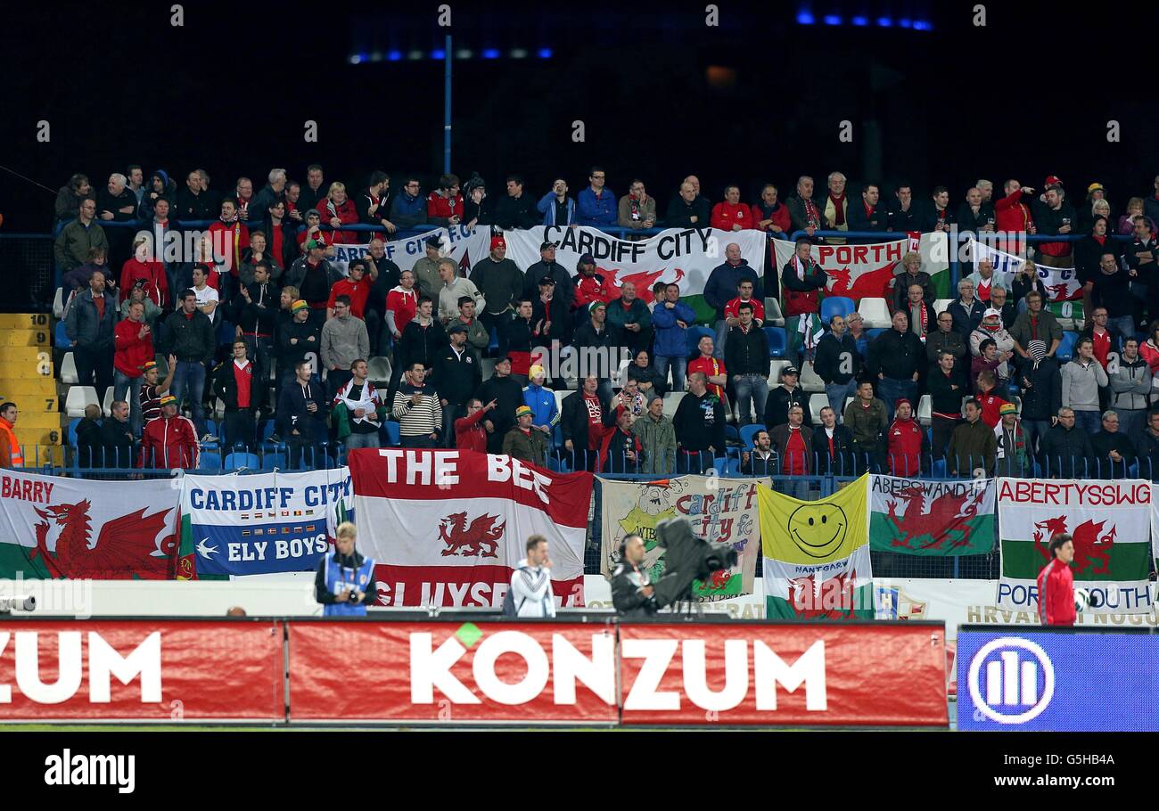 Football - Coupe du Monde FIFA 2014 - Qualifications - Groupe A - Croatie - Pays de Galles v Maksimir Stadion Banque D'Images