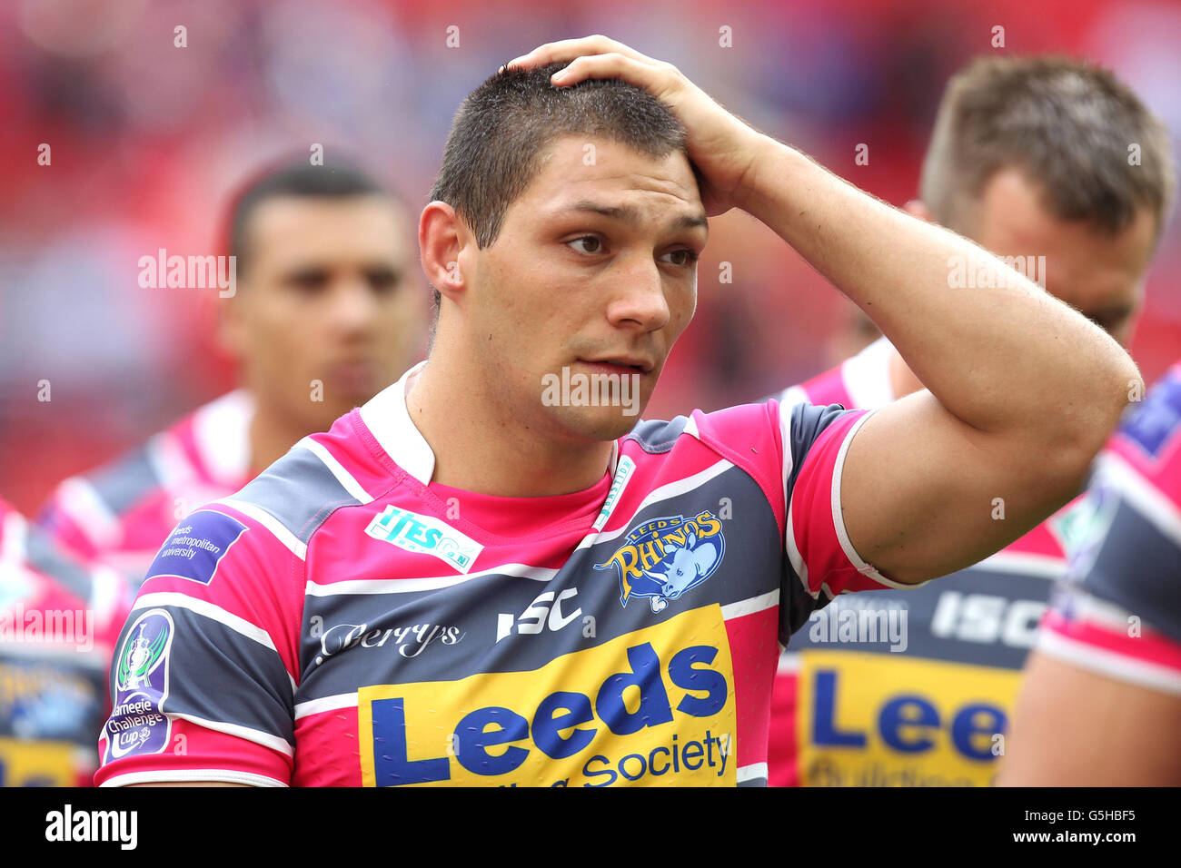 Rugby League - Carnegie Challenge Cup - Final - Leeds Rhinos v Warrington Wolves - Stade de Wembley Banque D'Images