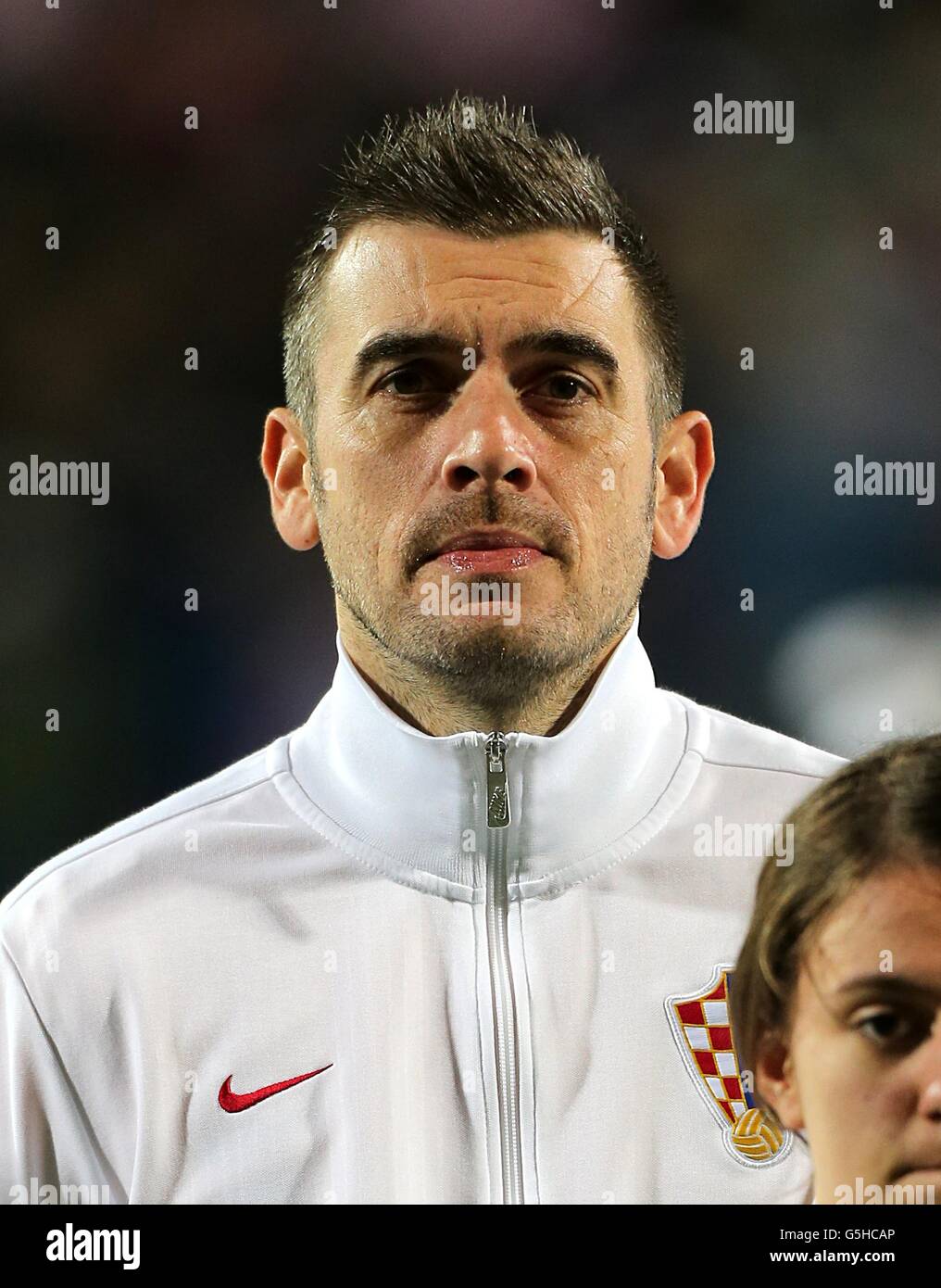 Football - coupe du monde de la FIFA 2014 - qualificateur - Groupe A - Croatie / pays de Galles - Stadion Maksimir. Stipe Plétikosa, gardien de but de Croatie Banque D'Images