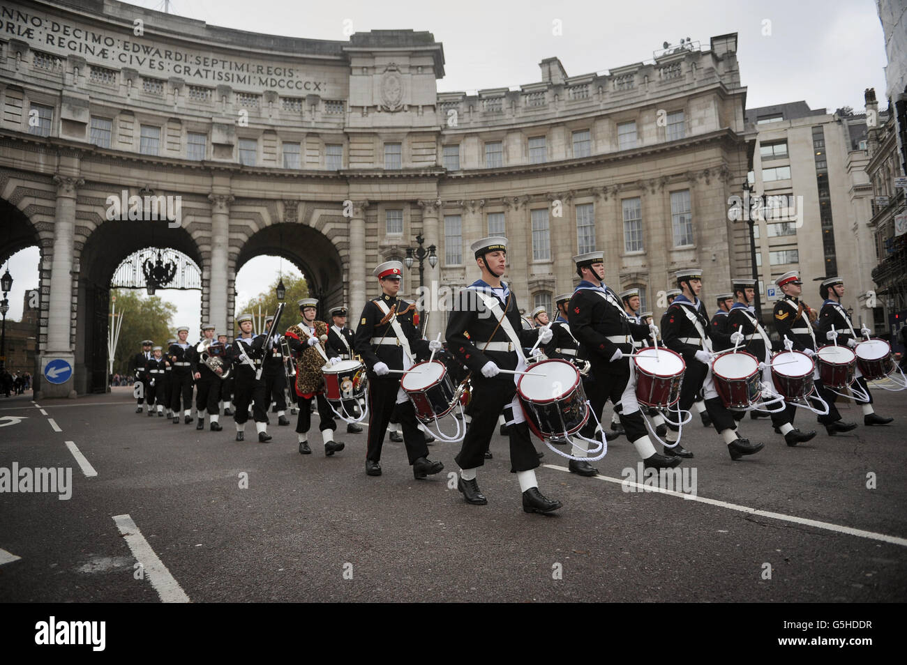 Trafalgar Day Parade Banque D'Images