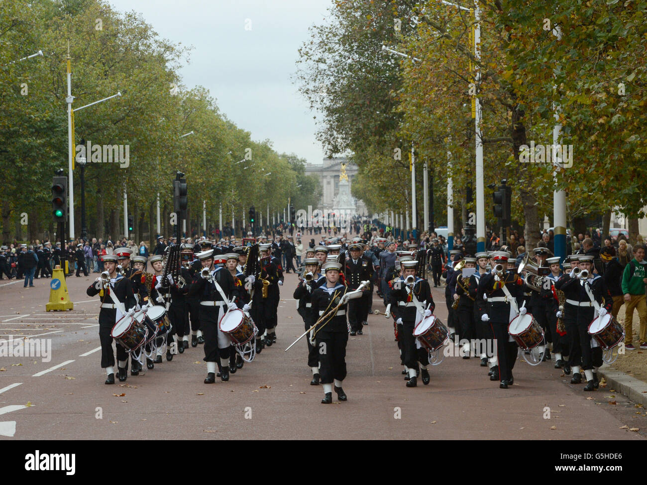 Trafalgar Day Parade Banque D'Images