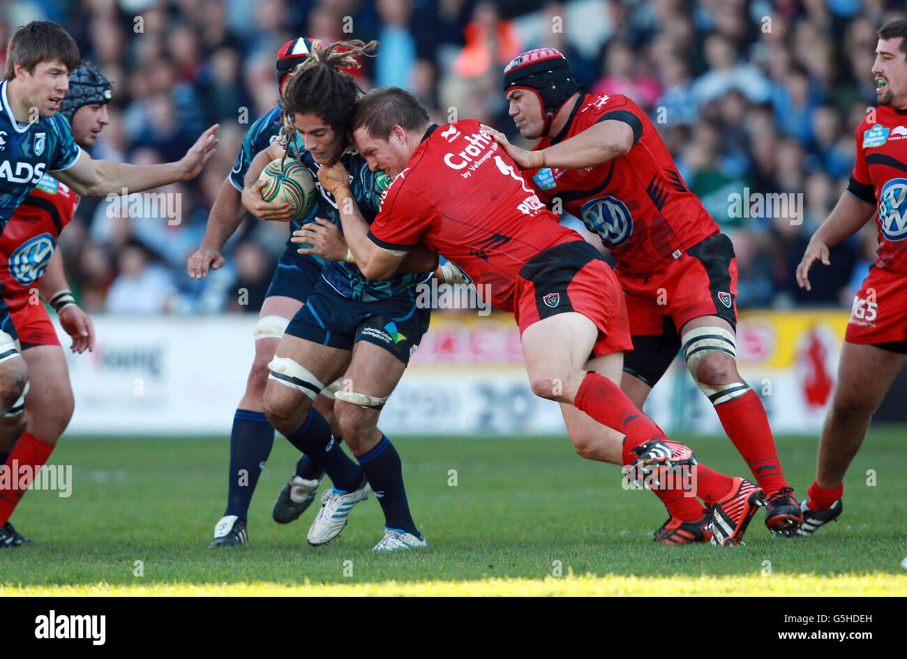 Rugby Union - Heineken Cup - Pool 6 - Cardiff Blues v Toulon - Cardiff Arms Park Banque D'Images