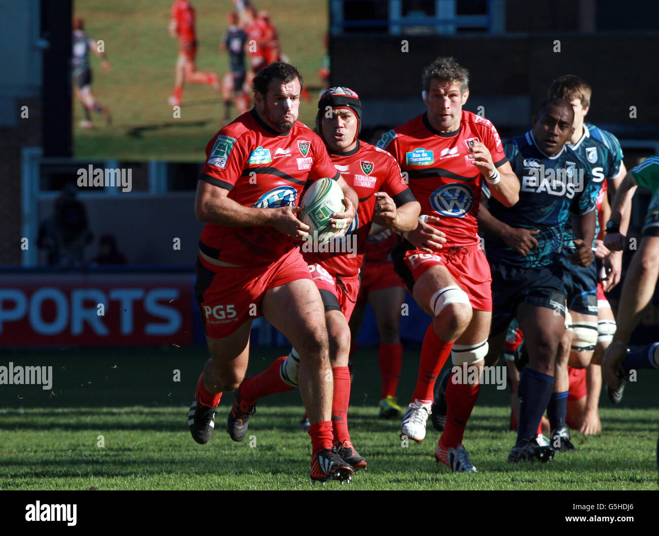 Rugby Union - Heineken Cup - Pool 6 - Cardiff Blues v Toulon - Cardiff Arms Park Banque D'Images