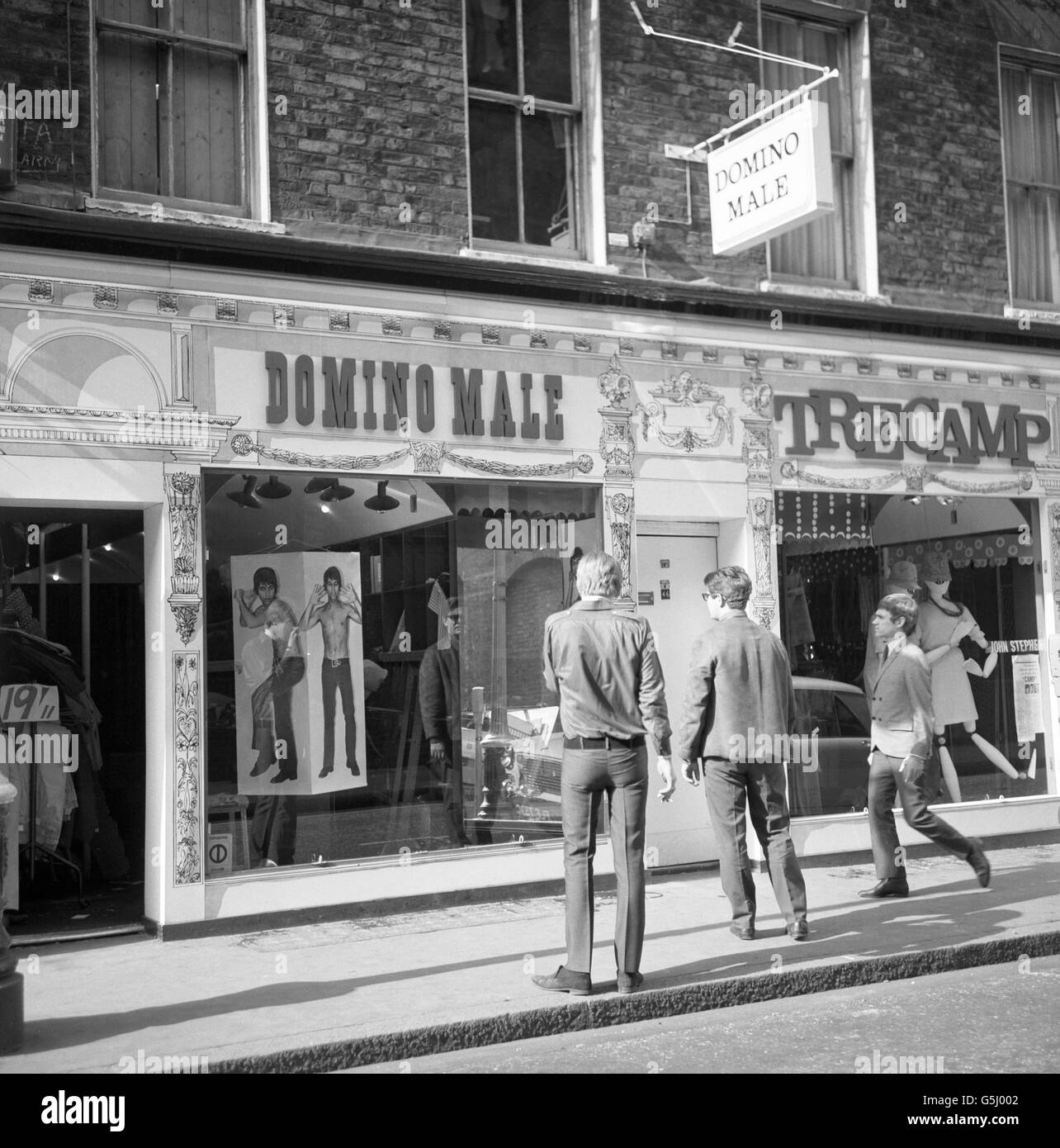 CARNABY STREET : 1966 Banque D'Images