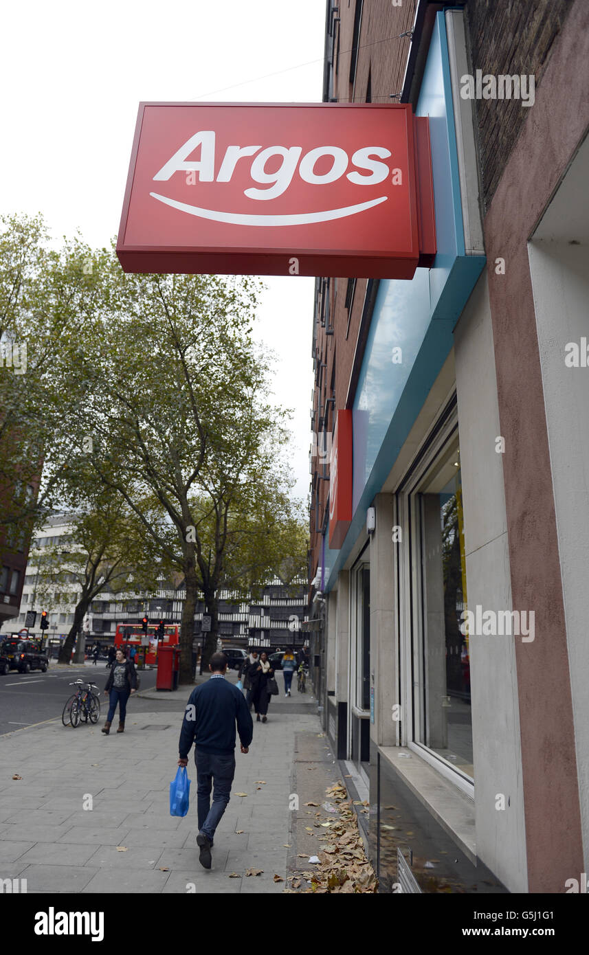 Stock Argos. Vue générale d'Argos au 5 Grays Inn Road, Londres. Banque D'Images