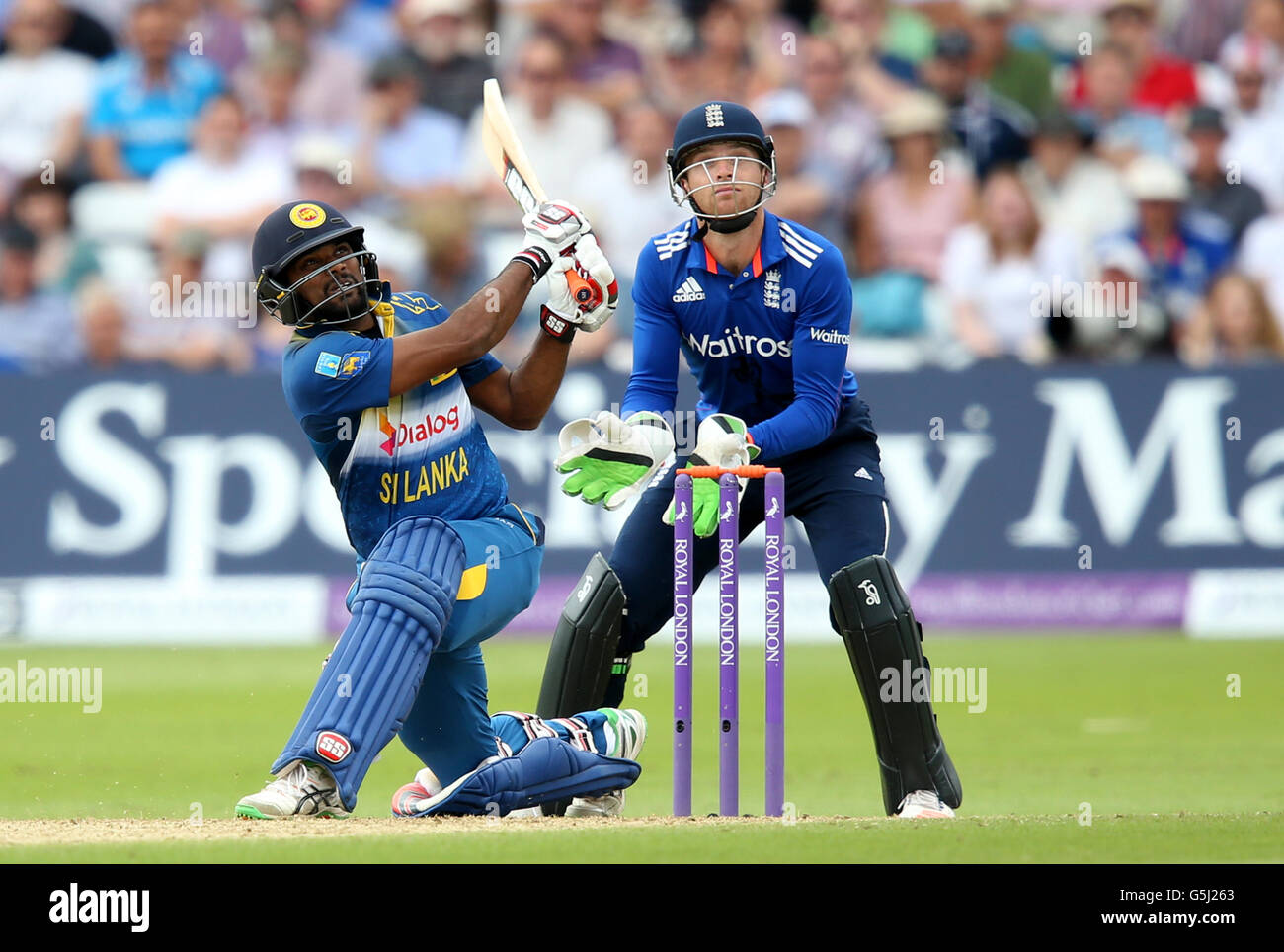 Seekkuge Prasanna au Sri Lanka pendant la première journée internationale à Trent Bridge, Nottingham. APPUYEZ SUR ASSOCIATION photo. Date de la photo: Mardi 21 juin 2016. Voir PA Story CRICKET England. Le crédit photo devrait se lire comme suit : Simon Cooper/PA Wire. Banque D'Images