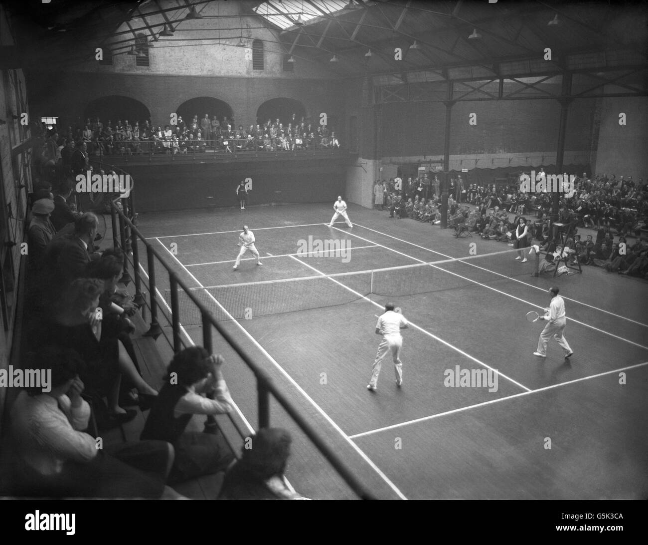 Tennnis - International Courts couverts de Tennis sur Gazon - England v  France - Queen's Club, Kensington, Londres Photo Stock - Alamy