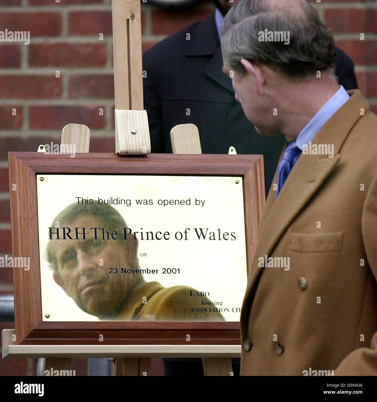 Le Prince Charles ouvre Mosque Banque D'Images