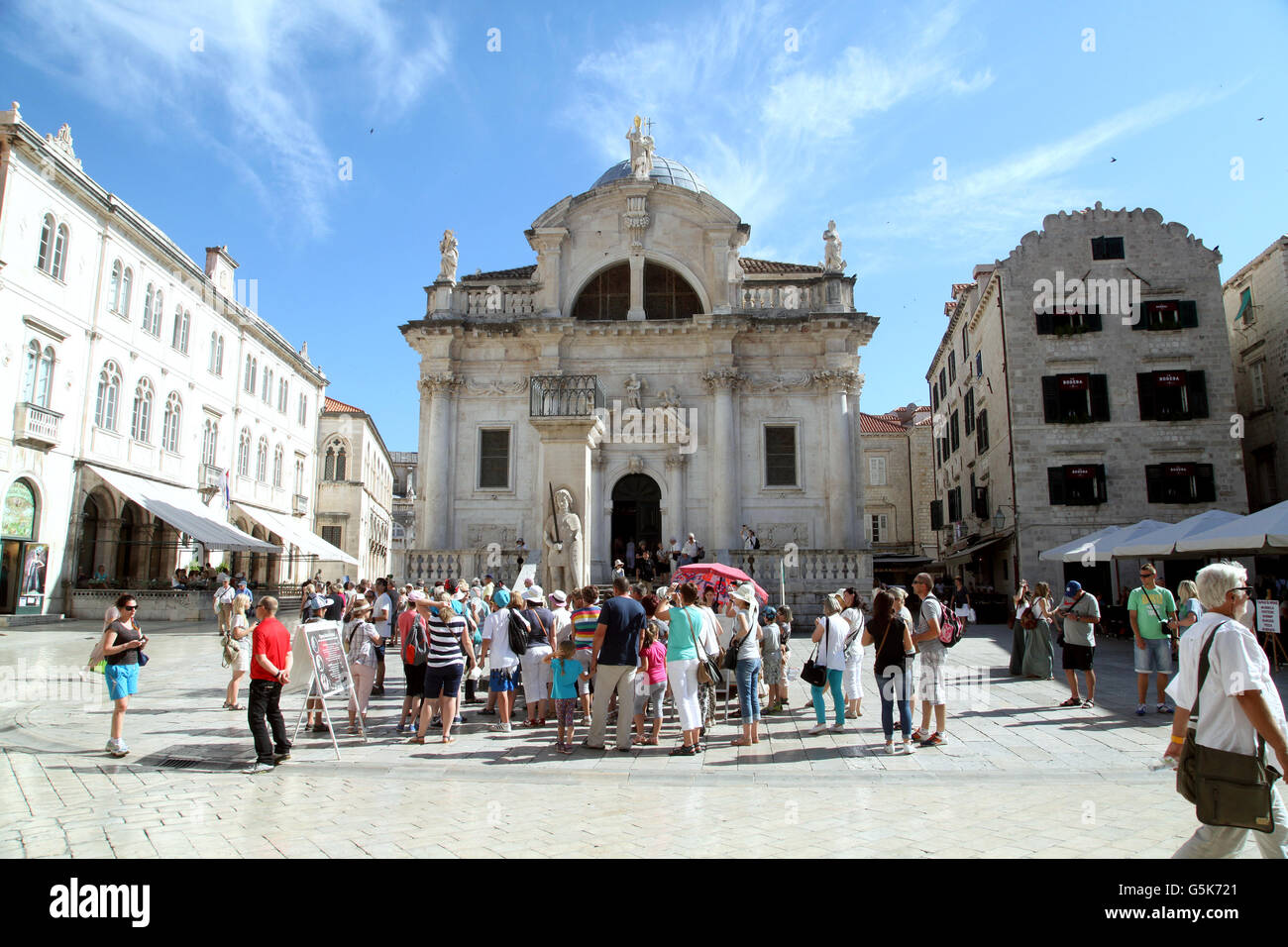 L'église de St.Blaise Dubrovnik Banque D'Images