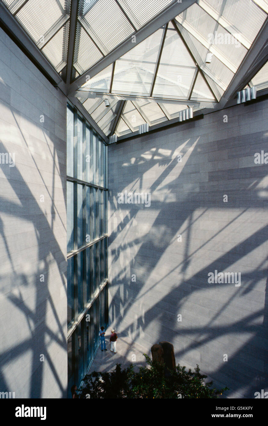 Vue de l'intérieur de la National Gallery of Art, Washington, D. C., États-Unis Banque D'Images