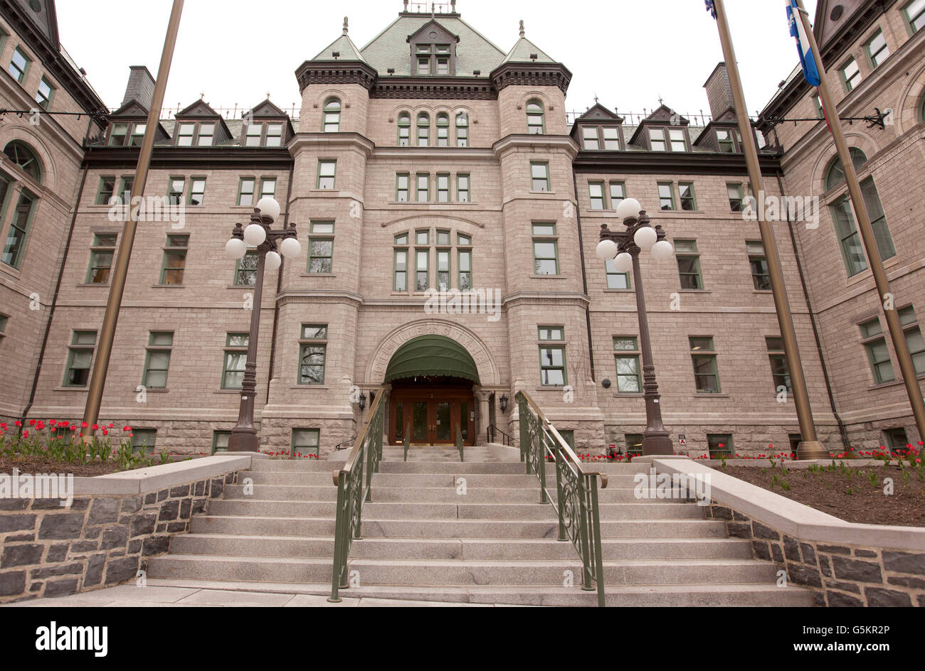 Quebec city city hall in old quebec city Banque de photographies et d