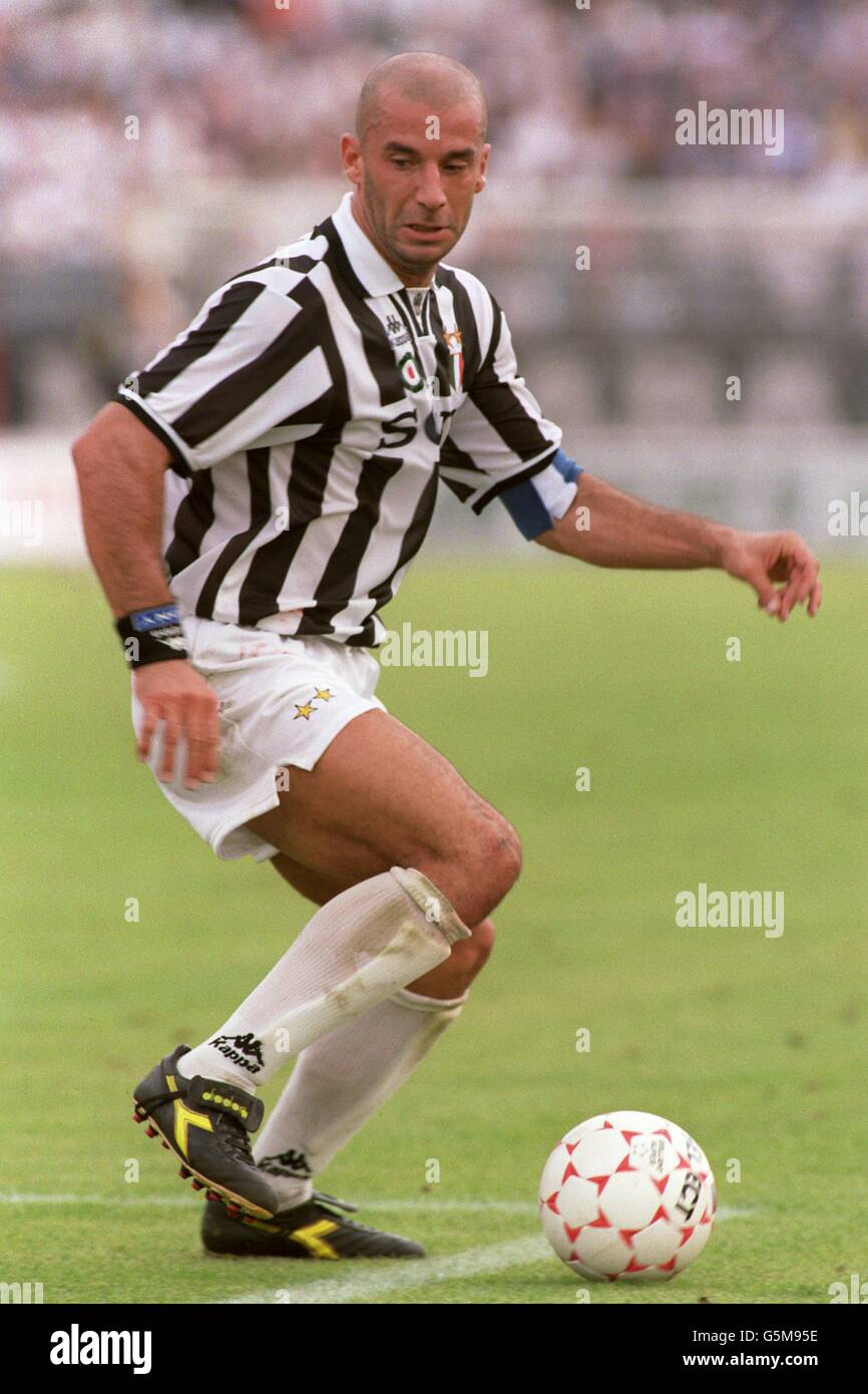 Football italien.Gianluca Vialli, Juventus Banque D'Images