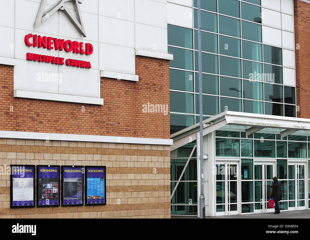 Vue générale de Cineworld Cinemas, Burton on Trent, Staffordshire. Banque D'Images